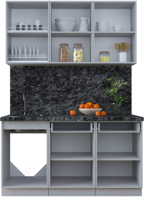 Готовая кухня Интерлиния Тренд 1.5Б