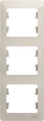 Рамка для выключателей и розеток Systeme (Schneider) Electric Glossa GSL000907 - фото