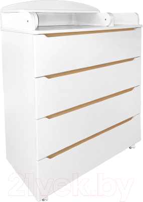 Комод пеленальный INDIGO Style 800/4 с узким пеленальным столиком - фото