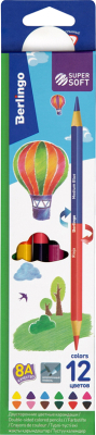 Набор цветных карандашей Berlingo SuperSoft. Duo / SSD0112 - фото