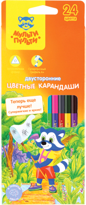 Набор цветных карандашей Мульти-пульти Енот в тропиках / CP_11494 - фото