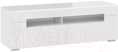 Тумба ТриЯ Фьюжн ТД-260.03.12 (белый глянец/белый) - фото