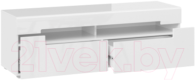 Тумба ТриЯ Фьюжн ТД-260.03.12 (белый глянец/белый)