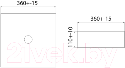 Умывальник IDDIS Slide SLIWS01i27