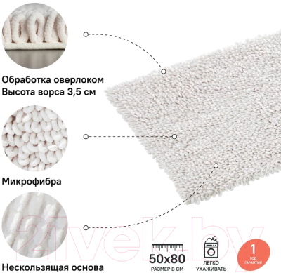 Коврик для ванной IDDIS Decor D19M580i12