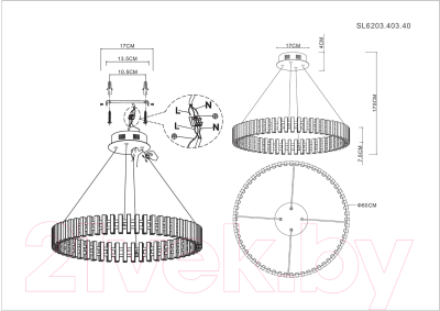 Потолочный светильник ST Luce SL6203.403.40