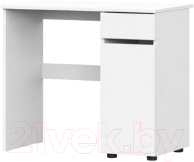 Письменный стол NN мебель Токио (белый текстурный) - фото