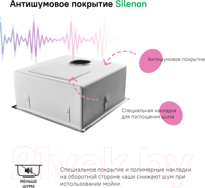 Мойка кухонная IDDIS Edifice EDI44G0i77