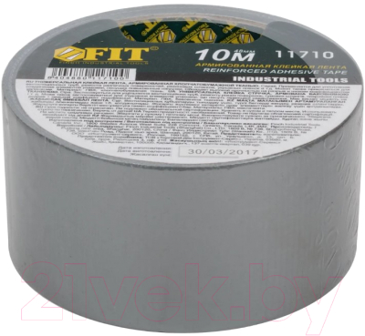 Скотч армированный FIT Ductape 48ммx10м / 11710