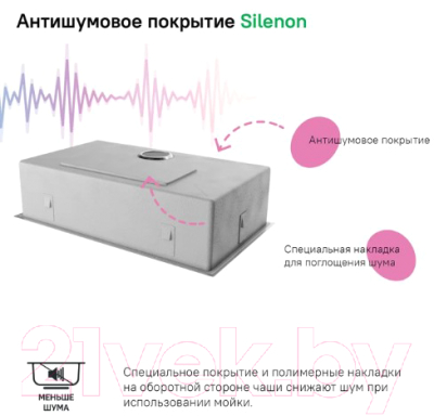 Мойка кухонная IDDIS Edifice EDI74G0i77