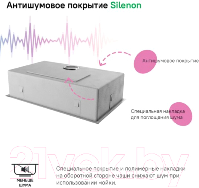 Мойка кухонная IDDIS Edifice EDI74B0i77