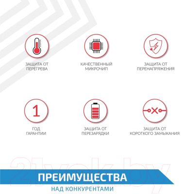 Адаптер питания сетевой Amperin Quick Charge / YDS-TC018-100