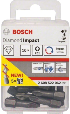 Набор бит Bosch 2.608.522.062 - фото