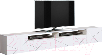 Тумба Олмеко Прага с фрезеровкой - фото