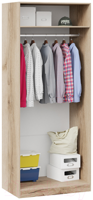 Шкаф ТриЯ Фьюжн ТД-260.07.02 (белый глянец/дуб делано)