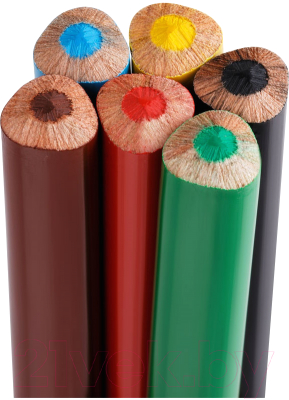 Набор цветных карандашей BG Jumbo / KR6C_t 4643