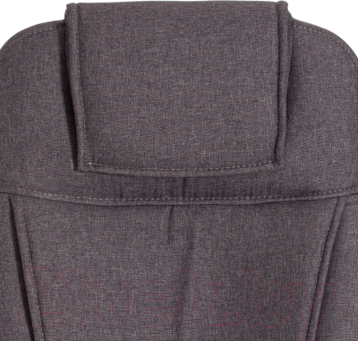 Кресло офисное Tetchair Bergamo (хром 22/ткань темно-серый F68)