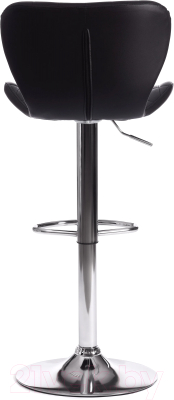 Стул барный Tetchair Avionic металл/экокожа (черный/хром)
