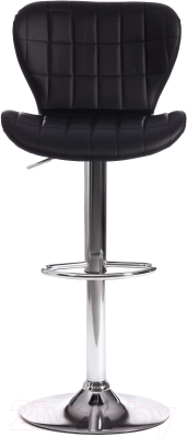 Стул барный Tetchair Avionic металл/экокожа (черный/хром)