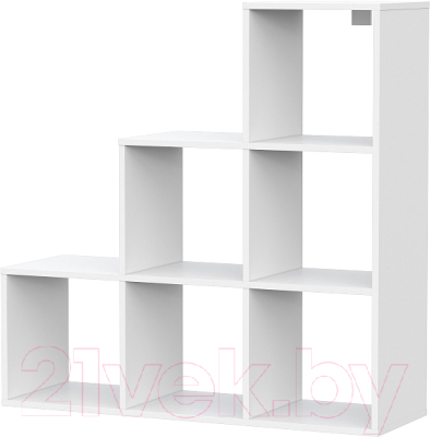 Стеллаж NN мебель Токио лесенка (белый текстурный)