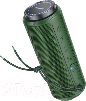Портативная колонка Borofone BR22 (темно-зеленый) - фото