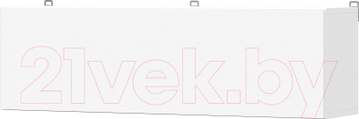 Шкаф навесной NN мебель Токио (белый текстурный) - фото