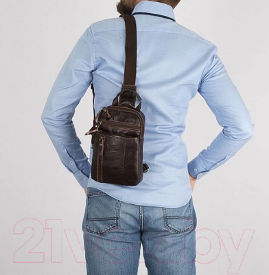 Рюкзак Poshete 253-4753-35-DBW (коричневый)