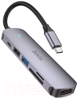 USB-хаб Hoco HB28 Type-C - фото