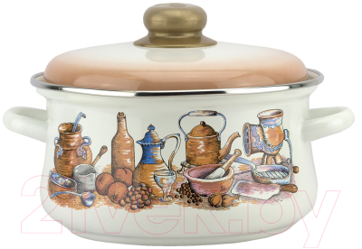 Кастрюля Эмаль 01-В1614/6-Посудка-Р - фото