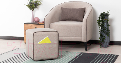 Кресло мягкое Нижегородмебель и К Бернис ТК 449