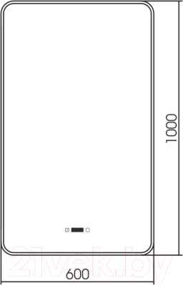 Зеркало Silver Mirrors Incanto 60x100 / LED-00002539