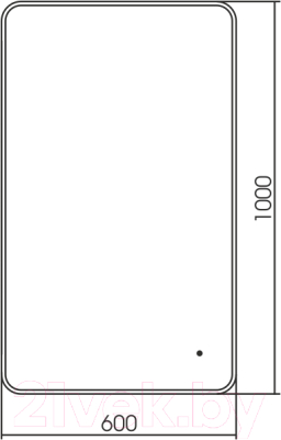 Зеркало Silver Mirrors Incanto 60x100 / LED-00002558