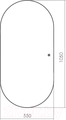 Зеркало Silver Mirrors Viva 55x105 / LED-00002549