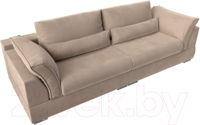 Диван Лига Диванов Пекин 347 (велюр бежевый)