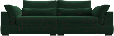 Диван Лига Диванов Пекин 347 (велюр зеленый)