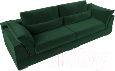Диван Лига Диванов Пекин 347 (велюр зеленый)