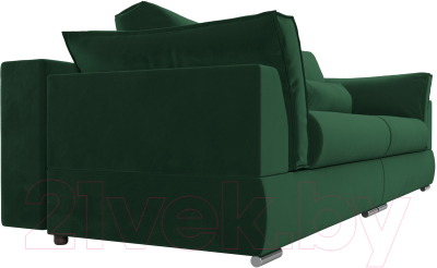 Диван Лига Диванов Пекин 347 (велюр зеленый)