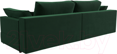 Диван Лига Диванов Пекин 347 (велюр зеленый)