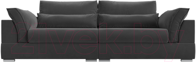 Диван Лига Диванов Пекин 347 (велюр серый)