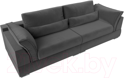 Диван Лига Диванов Пекин 347 (велюр серый)