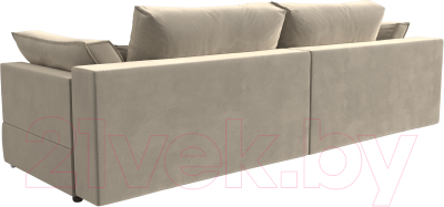 Диван Лига Диванов Пекин 347 (микровельвет бежевый)