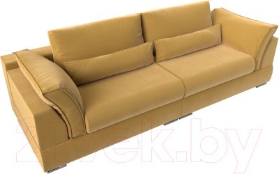 Диван Лига Диванов Пекин 347 (микровельвет желтый)