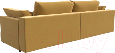 Диван Лига Диванов Пекин 347 (микровельвет желтый)