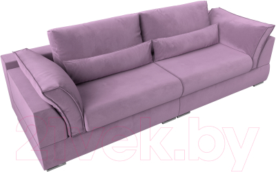 Диван Лига Диванов Пекин 347 (микровельвет сиреневый)
