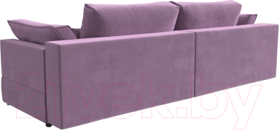 Диван Лига Диванов Пекин 347 (микровельвет сиреневый)