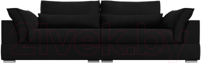 Диван Лига Диванов Пекин 347 (микровельвет черный)