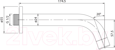 Излив IDDIS 001SB00i63