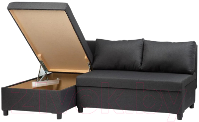 Диван угловой Mio Tesoro Farris F-4УС-0Пд (антрацит Lux 18)