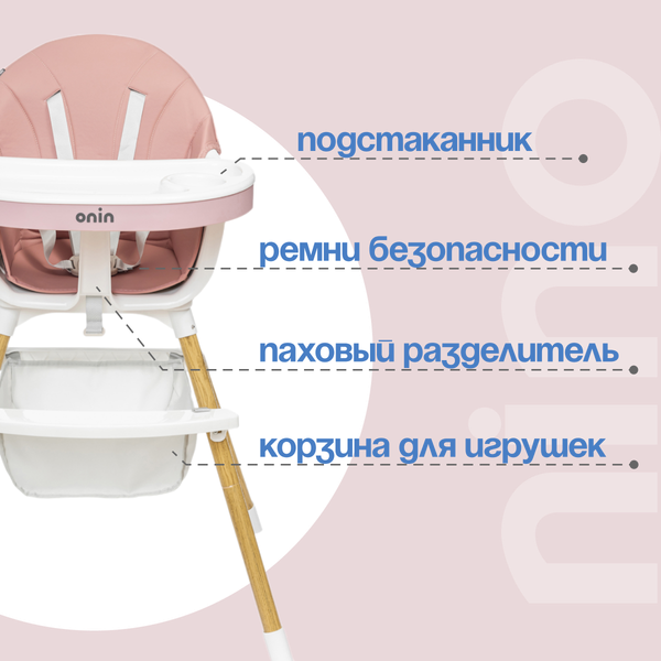 Стульчик для кормления NINO Lark