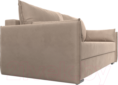 Диван Лига Диванов Сайгон 348 (велюр бежевый)